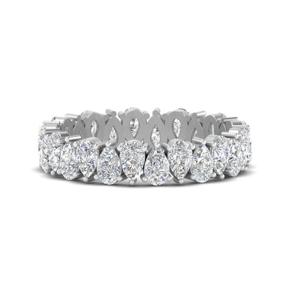 Alternating Pear Shaped Eternity Band