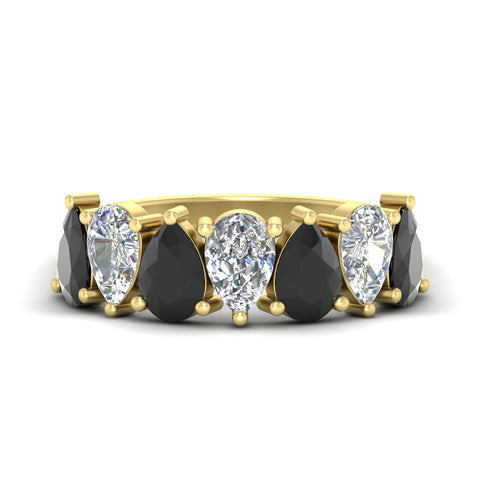 2.75-carat-7-seven-stone-black-diamond-teardrop-wedding-band-in-yellow-gold-fdwb8008peblacksleep-2.75ct-nl-yg.jpg