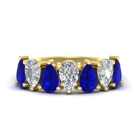 2.75-carat-7-seven-stone-sapphire-teardrop-wedding-band-in-yellow-gold-fdwb8008pegsablsleep-2.75ct-nl-yg.jpg