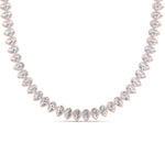 Load image into Gallery viewer, 23-carat-bezel-necklace-teardrop-diamond-in-FDNK10579-(0.50CT)-NL-RG
