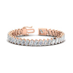 Load image into Gallery viewer, 24-carat-emerald-diagonal-tennis-bracelet-in-rose-gold-fdbrc11518-6.00x4.00-nl-rg.jpg?v=1764932190

