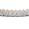 Load image into Gallery viewer, 24-carat-emerald-diagonal-tennis-bracelet-in-rose-gold-fdbrc11518angle5-6.00x4.00-nl-rg.jpg?v=1764932190