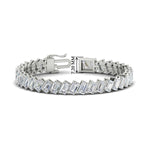 Load image into Gallery viewer, 24-carat-emerald-diagonal-tennis-bracelet-in-white-gold-fdbrc11518-6.00x4.00-nl-wg-hw.jpg?v=1764932190
