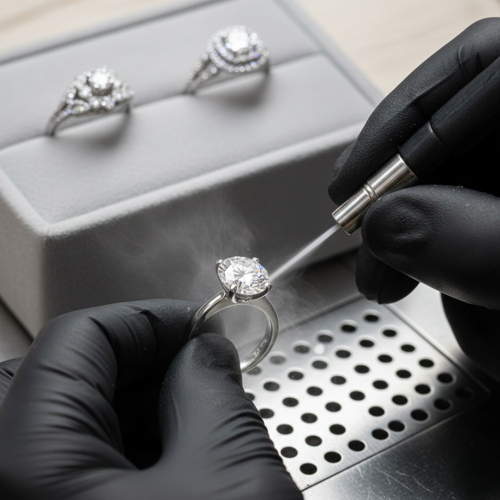 Is Steam Cleaning Diamond Jewelry Safe?
