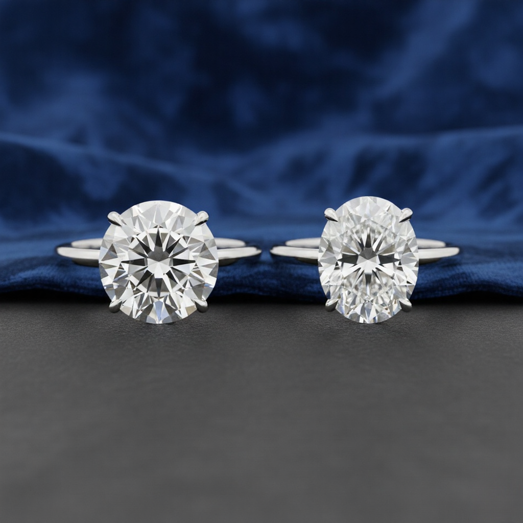 Do Round Engagement Rings Look Bigger Than Oval?