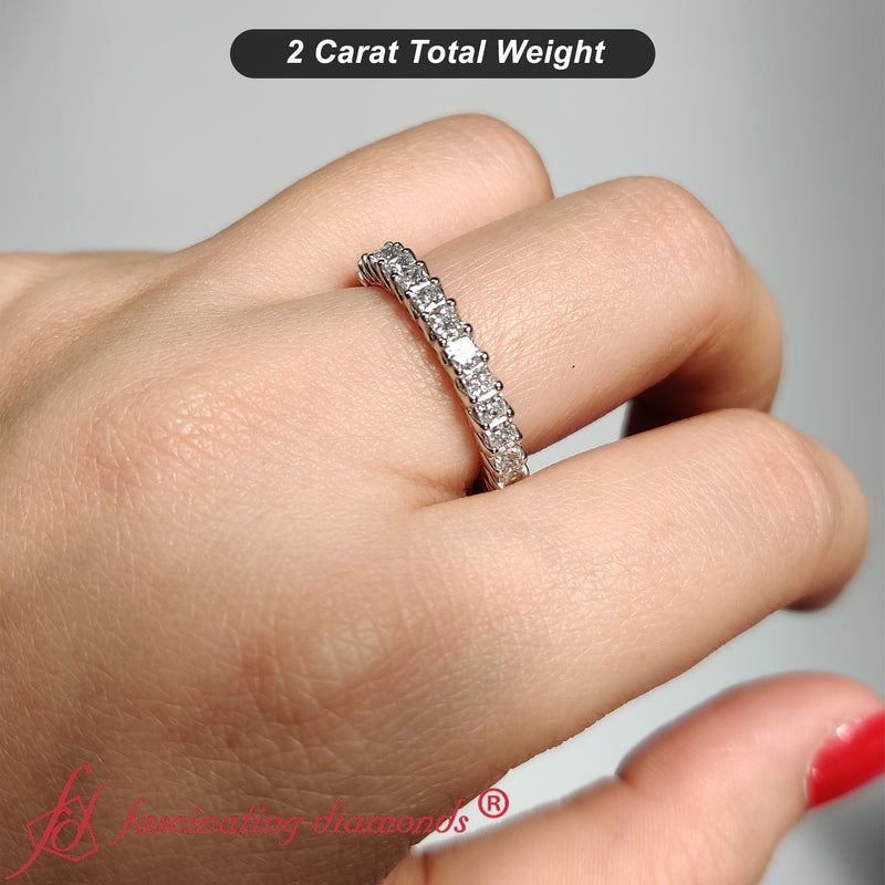 2Ct.PrincessCutLabDiamondClassicEternityWeddingBand-FD10247PR-3