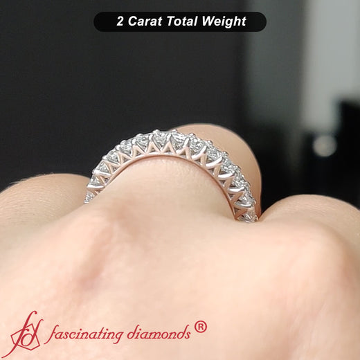 2Ct.PrincessCutLabDiamondClassicEternityWeddingBand-FD10247PR-4