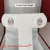Load image into Gallery viewer, Stud Mens Earring Basket Oval Shaped