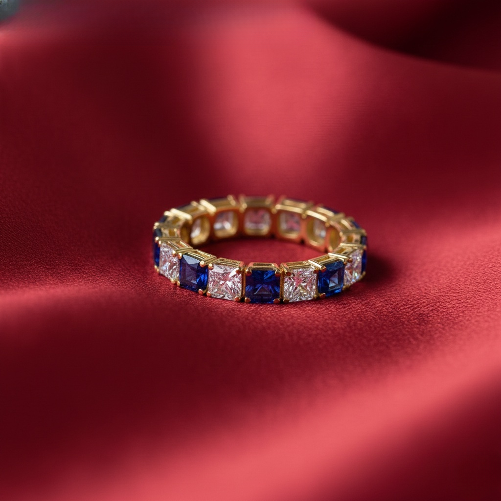 Diamond and Sapphire Wedding Bands: The New Bridal Favorite