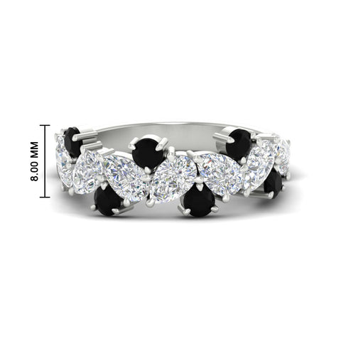 3-carat-alternative-pear-and-round-black-diamond-wedding-band-ring-in-white-gold-FD9174BGBLACK-3.00CT-NL-WG-HW