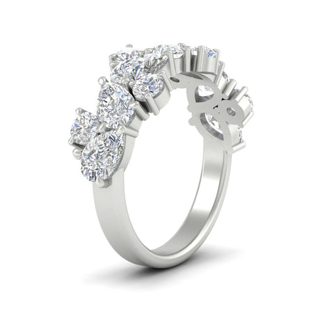 3-carat-alternative-pear-and-round-diamond-wedding-band-ring-in-white-gold-FD9174BANGLE2-3.00CT-NL-WG