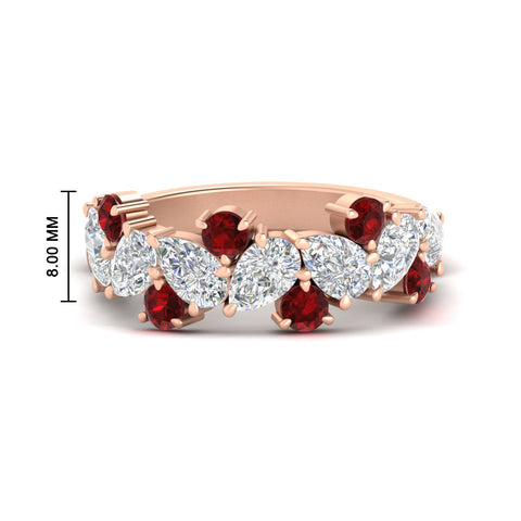 3-carat-alternative-pear-and-round-ruby-wedding-band-ring-in-rose-gold-FD9174BGRUDR-3.00CT-NL-RG-HW