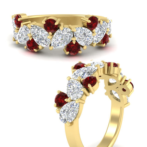 3-carat-alternative-pear-and-round-ruby-wedding-band-ring-in-yellow-gold-FD9174BGRUDRANGLE3-3.00CT-NL-YG