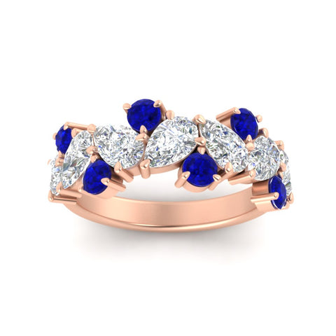 3-carat-alternative-pear-and-round-sapphire-wedding-band-ring-in-rose-gold-FD9174BGSABLANGLE5-3.00CT-NL-RG