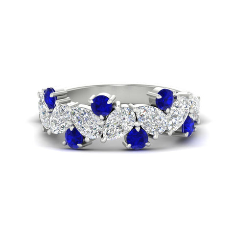 3-carat-alternative-pear-and-round-sapphire-wedding-band-ring-in-white-gold-FD9174BGSABL-3.00CT-NL-WG