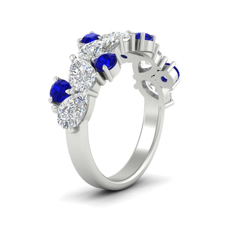 3-carat-alternative-pear-and-round-sapphire-wedding-band-ring-in-white-gold-FD9174BGSABLANGLE2-3.00CT-NL-WG