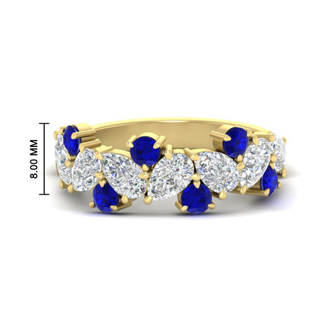 3-carat-alternative-pear-and-round-sapphire-wedding-band-ring-in-yellow-gold-FD9174BGSABL-3.00CT-NL-YG-HW