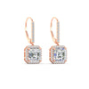 Load image into Gallery viewer, 3-carat-beautiful-halo-drop-diamond-earrings-in-rose-gold-FDEAR11235ASANGLE3-3.00-CT-NL-RG