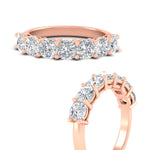 Load image into Gallery viewer, 3-carat-classic-cushion-cut-seven-stone-diamond-ring-in-rose-gold-fdwb9497cuangle3-3.00ct-nl-rg?v=1773313652