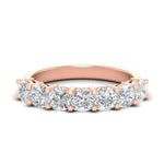 Load image into Gallery viewer, 3-carat-classic-cushion-cut-seven-stone-diamond-ring-in-rose-gold-fdwb9497cusleep-3.00ct-nl-rg?v=1773313652