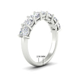Load image into Gallery viewer, 3-carat-classic-cushion-cut-seven-stone-diamond-ring-in-white-gold-fdwb9497cuangle2-3.00ct-nl-wg-hw?v=1773313652
