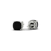 Load image into Gallery viewer, 3-carat-cushion-cut-black-diamond-basket-stud-earring-in-white-gold-fdear10411cugblackangle4-3.00ct-nl-wg.jpg