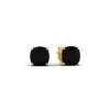 Load image into Gallery viewer, 3-carat-cushion-cut-black-diamond-basket-stud-earring-in-yellow-gold-fdear10411cugblackangle1-3.00ct-nl-yg.jpg