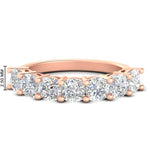 Load image into Gallery viewer, 7 Stone Cushion Cut Wedding Band
