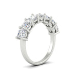 Load image into Gallery viewer, 7 Stone Cushion Cut Wedding Band
