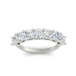 Load image into Gallery viewer, 7 Stone Cushion Cut Wedding Band
