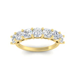 Load image into Gallery viewer, 7 Stone Cushion Cut Wedding Band
