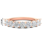 Load image into Gallery viewer, 9 Stone Cushion Cut Anniversary Band
