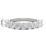 Load image into Gallery viewer, 9 Stone Cushion Cut Anniversary Band
