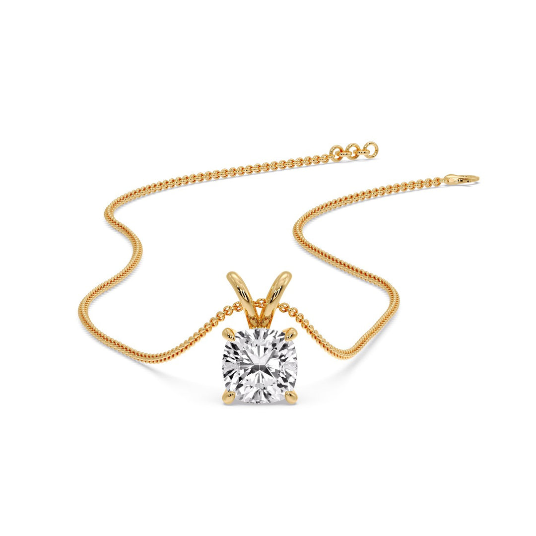 Cushion Cut Solitaire Pendant