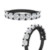 Load image into Gallery viewer, 3-carat-cushion-diamond-9-stone-anniversary-band-in-black-gold-fdwb8008cuangle3-3.00ct-nl-bg?v=1773385862