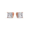 Load image into Gallery viewer, Asscher Cut Diamond Stud Earring