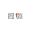 Load image into Gallery viewer, Asscher Cut Diamond Stud Earring