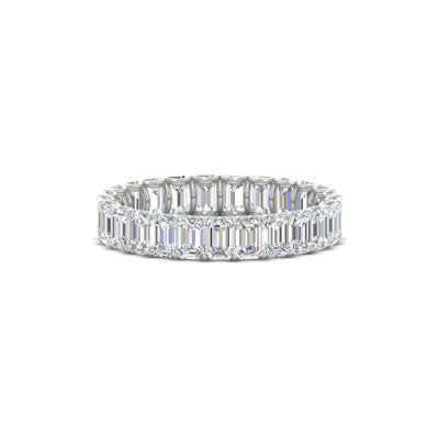 3 Carat Emerald Cut Diamond Eternity Band