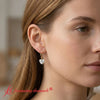 Load image into Gallery viewer, 3-carat-diamond-heart-shape-stud-dangle-earrings-in-yellow-gold-FDEAR11236HT-model