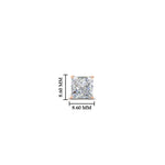 Load image into Gallery viewer, 3 Carat Diamond Stud Earring For Men
