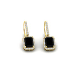 Load image into Gallery viewer, 3-carat-emerald-black-onyx-halo-classic-lever-back-diamond-earrings-in-yellow-gold-FD-EAR11235EMGBLACKANGLE1-3.00CT-NL-YG.jpg