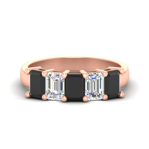 3-carat-emerald-cut-5-stone-black-diamond-wedding-band-in-rose-gold-fdwb8008emblacksleep-3.00ct-nl-rg