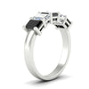 Load image into Gallery viewer, 3-carat-emerald-cut-5-stone-black-diamond-wedding-band-in-white-gold-fdwb8008emblackangle2-3.00ct-nl-wg
