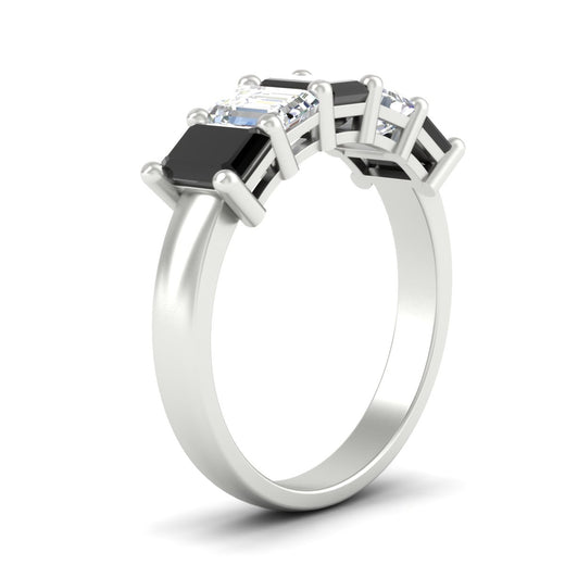 3-carat-emerald-cut-5-stone-black-diamond-wedding-band-in-white-gold-fdwb8008emblackangle2-3.00ct-nl-wg