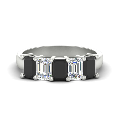 3-carat-emerald-cut-5-stone-black-diamond-wedding-band-in-white-gold-fdwb8008emblacksleep-3.00ct-nl-wg
