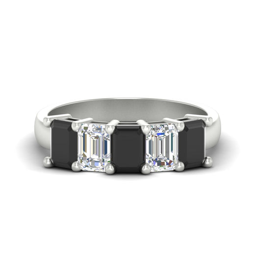 3-carat-emerald-cut-5-stone-black-diamond-wedding-band-in-white-gold-fdwb8008emblacksleep-3.00ct-nl-wg
