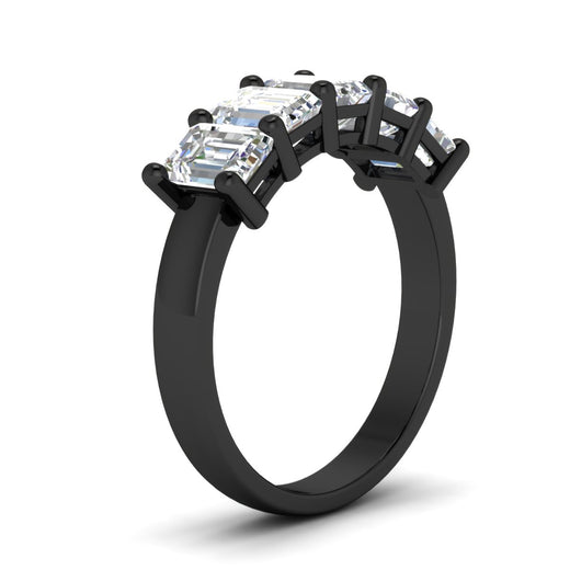 3-carat-emerald-cut-5-stone-diamond-wedding-band-in-black-gold-fdwb8008emangle2-3.00ct-nl-bg