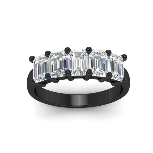 3-carat-emerald-cut-5-stone-diamond-wedding-band-in-black-gold-fdwb8008emangle5-3.00ct-nl-bg