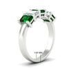 Load image into Gallery viewer, 3-carat-emerald-cut-5-stone-emerald-wedding-band-in-white-gold-fdwb8008emgemgrangle2-3.00ct-nl-wg-hw