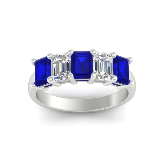 3-carat-emerald-cut-5-stone-sapphire-wedding-band-in-white-gold-fdwb8008emgsablangle5-3.00ct-nl-wg